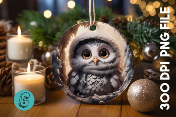 3D Cute Owl Break Through Ornament 02: The Ultimate Solution for Whimsical DIY Decor