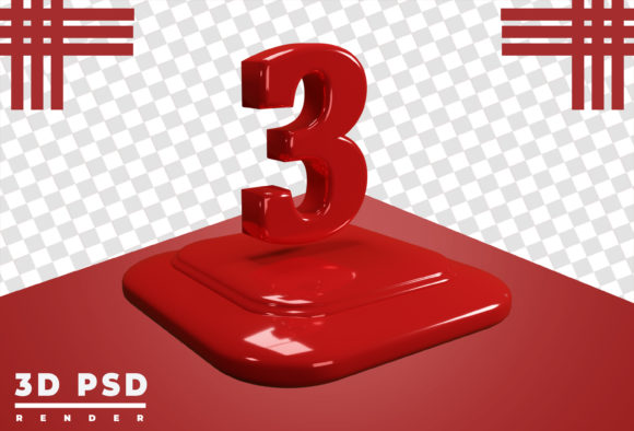 3D Logo Number 3 Template: A Practical Evaluation for Digital Designers