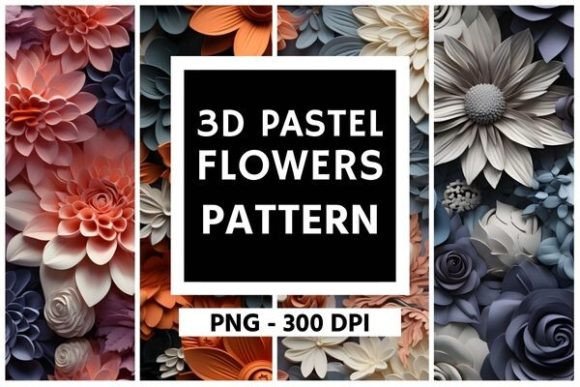 3D Pastel Flowers Pattern Background 01: A Practical Guide for Creative Integration