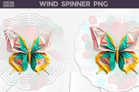 Butterfly 3D Wind Spinner