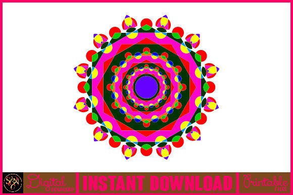 Mandala 3D Layered SVG Cut File 12