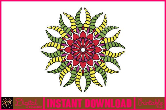 Mandala 3D Layered SVG Cut File-121 Evaluation