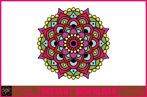 Mandala 3D Layered SVG Cut File-127: A Versatile Design for Print, Digital, and Craft Projects