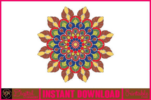 Mandala 3D Layered SVG Cut File-160