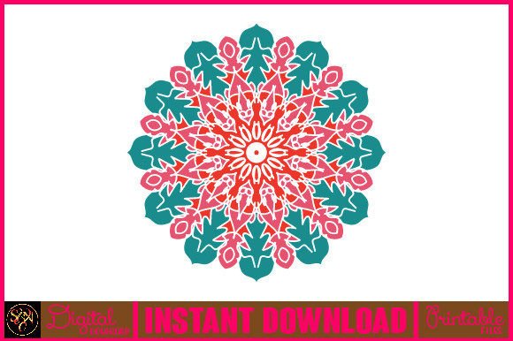 Mandala 3D Layered SVG Cut File-174: A Versatile Asset for Modern Creative Workflows