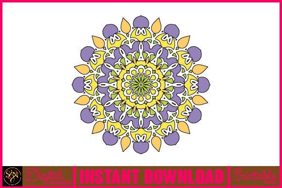 Mandala 3D Layered SVG Cut File-191