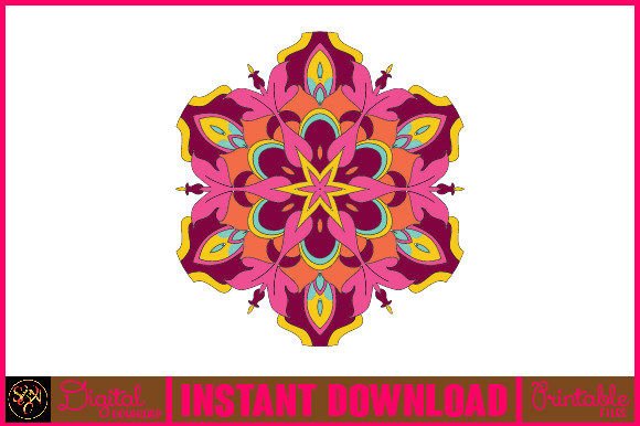Mandala 3D Layered SVG Cut File-30