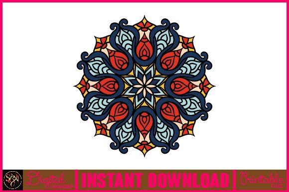 Mandala 3D Layered SVG Cut File-62