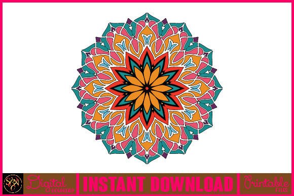 Mandala 3D Layered SVG Cut File-87