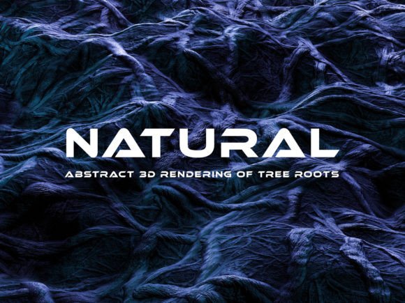 Tree Roots Natural 3D Background